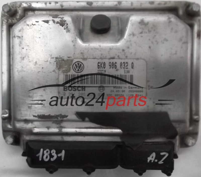 Sterownik silnika SEAT IBIZA CORDOBA 1.4 AKK 6K0906032Q BOSCH 0261206836 BENZIN S100 26SA0000 - 1831 1969 8618 12730 13724 13948 A17