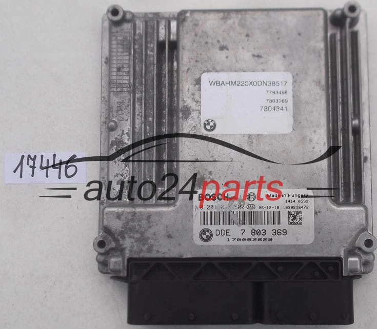 KOMPUTER STEROWNIK SILNIKA BMW SERII 3 E90/91 320 5 E60/E61 530 3.0 DIESEL BOSCH 0281013500
