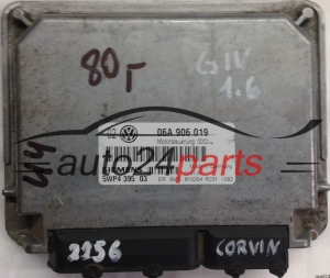 MOTORSTEUERGERÄT ECU STEUERGERÄT VW VOLKSWAGEN GOLF 1.6 06A906019, 06A 906 019, SIEMENS 5WP4 395 03, 5WP4395 03, MOTORSTEUERUNG 0002 