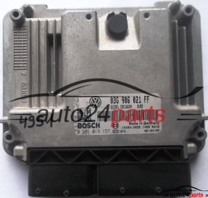 ECU CENTRALITA DE MOTOR VW VOLKSWAGEN CADDY 1.9 TDI 03G906021FF, 03G 906 021 FF, BOSCH 0 281 013 157, 0281013157, DIESEL EDC16U34 8183, 1039S13099