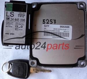 ECU CENTRALITA DE MOTOR OPEL ASTRA G CORSA C ZAFIRA A DELPHI DELCO 09353509 DJTY, 09353509DJTY, HSFI-2.1