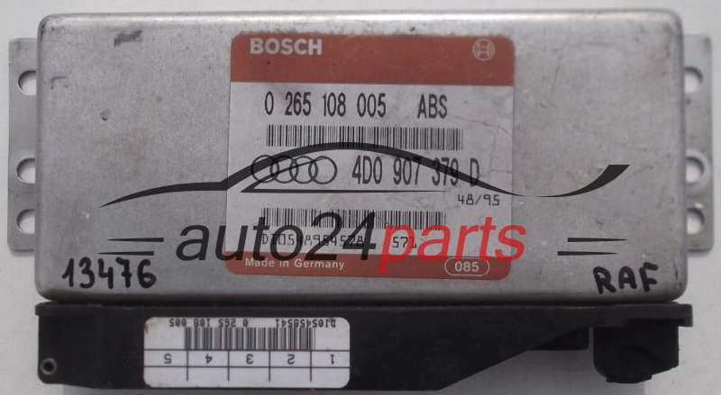 4D0907379D, 4D0 907 379 D, BOSCH 0265108005, 0 265 108 005