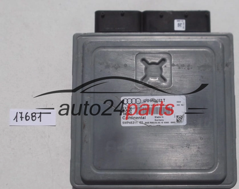 KOMPUTER STEROWNIK SILNIKA AUDI A4 A6 2.4 4F0 907 552 T, 4F0907552T, 5WP45311 02, 5WP4531102