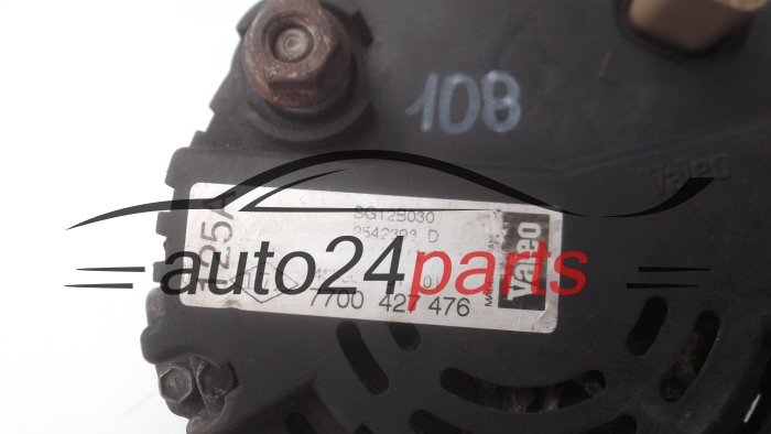 ALTERNATOR 2.2 2.5 DCI OPEL RENAULT VALEO 2542393D, 7700427476, 125A