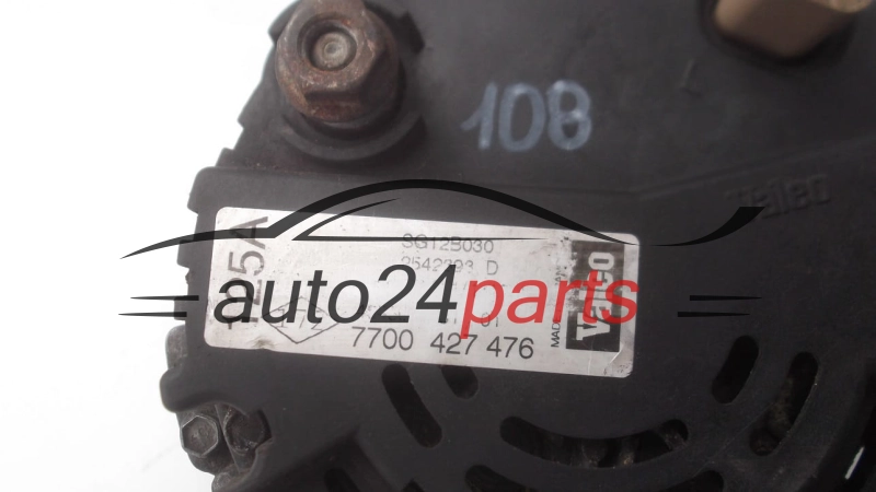 ALTERNATOR 2.2 2.5 DCI OPEL RENAULT VALEO 2542393D, 7700427476, 125A