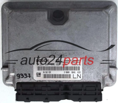 KOMPUTER STEROWNIK SILNIKA OPEL OMEGA B 2.0DTI, BOSCH 0 281 001 635, 0281001635, 90 565 939 LN, 90565939 LN 