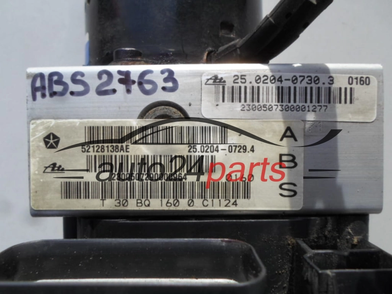 ABS POMPA JEEP GRAND CHEROKEE 52128138AE, 25.0204-0729.4, 25020407294, 56027931AC, 25.0946-0226.3, 25094602263 