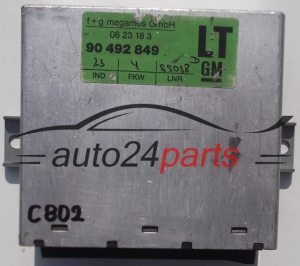 CENTRALKA MODUL STEROWNIK KOMFORTU OPEL OMEGA B 90 492 849, 90492849, 06 23 18 3, 0623183 - C802