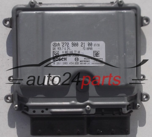 MOTORSTEUERGERÄT ECU STEUERGERÄT MERCEDES W212 BOSCH 0 261 209 454, 0261209454, A 272 900 21 00, A2729002100, ME9.7