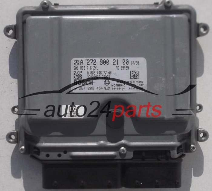MOTORSTEUERGERÄT ECU STEUERGERÄT MERCEDES W212 BOSCH 0 261 209 454, 0261209454, A 272 900 21 00, A2729002100, ME9.7