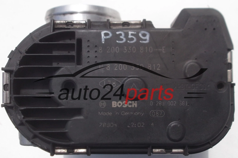 PRZEPUSTNICA POWIETRZA RENAULT NISSAN OPEL BOSCH 0 281 002 681,  8 200 330 810 E,  H 8 200 330 812