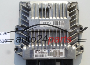KOMPUTER STEROWNIK SILNIKA CITROEN PEUGEOT 2.0 HDI SIEMENS 5WS40046C-T,  SW 9650518180, HW 9647423380