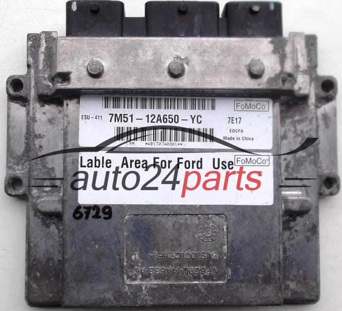 KOMPUTER STEROWNIK SILNIKA FORD FOCUS FoMoCo 7M51-12A650-YC