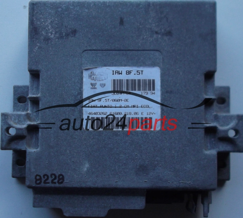 KOMPUTER STEROWNIK SILNIKA FIAT PUNTO 1.2 MAGNETI MARELLI IAW 8F.5T, IAW8F5T, 46403262, 61600.218.06, 6160021806