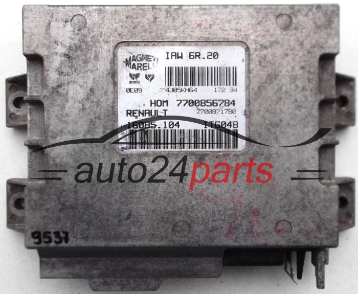 KOMPUTER STEROWNIK SILNIKA RENAULT TWINGO 1.2 MAGNETI MARELLI IAW 6R.20, IAW6R20, 7700856784, 7700871780, 16085.104, 16085104 