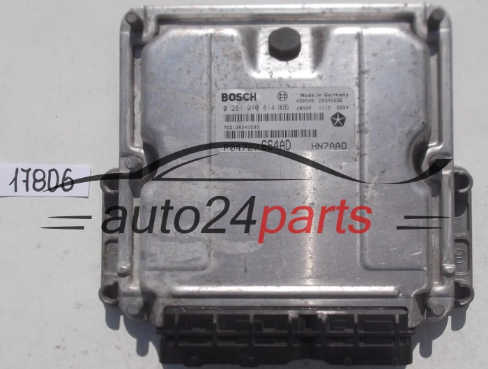 KOMPUTER STEROWNIK SILNIKA CHRYSLER VOYAGER 2.5 BOSCH 0 281 010 814