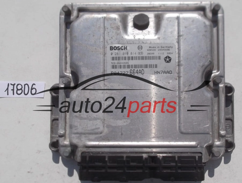 KOMPUTER STEROWNIK SILNIKA CHRYSLER VOYAGER 2.5 BOSCH 0 281 010 814