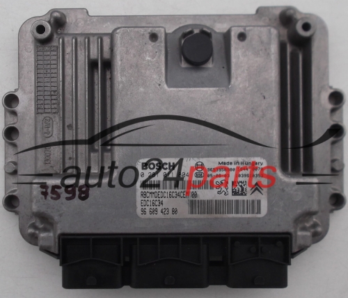 KOMPUTER STEROWNIK SILNIKA CITROEN C3 1.6 HDI BOSCH 0 281 011 804, 0281011804, 96 609 423 80, 9660942380, 9653958980 - 7598