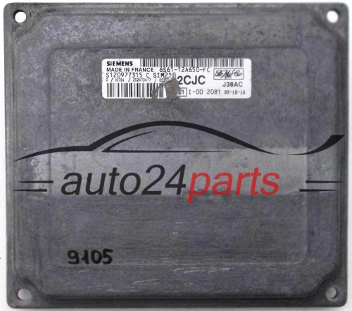 KOMPUTER STEROWNIK SILNIKA FORD FIESTA SIEMENS S120977315 C, S120977315C, FoMoCo 6S61-12A650-FC, 6S6112A650FC, 2CJC