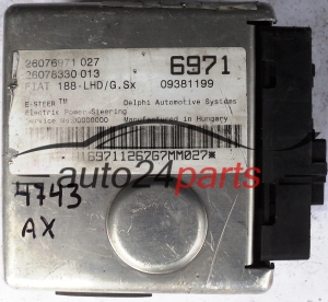 Lenkungssteuergerät Servolenkung Lenkung Steuergerät FIAT PUNTO 188 DELPHI 09381199, 26076971, 26078330 