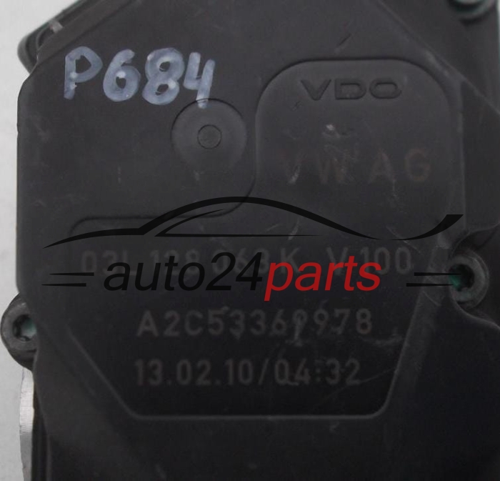 DROSSELKLAPPE VW AUDI SEAT 2.0 TDI VDO A2C53369978