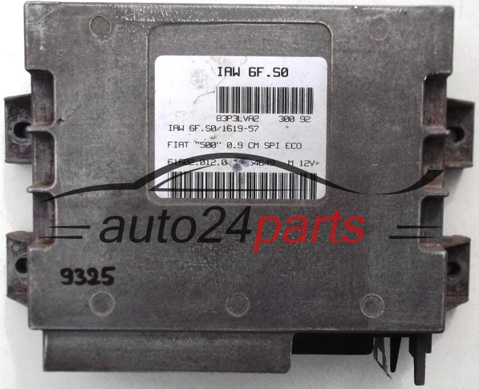 MOTORSTEUERGERÄT ECU STEUERGERAT FIAT CINQUECENTO 500 0.9, MAGNETI MARELLI IAW 6F.S0, IAW6FS0, 61602.012.04, 6160201204, 7754649 