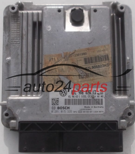 MOTORSTEUERGERÄT ECU STEUERGERÄT VOLKSWAGEN SCIROCCO 2.0 TDI BOSCH 0 281 015 335