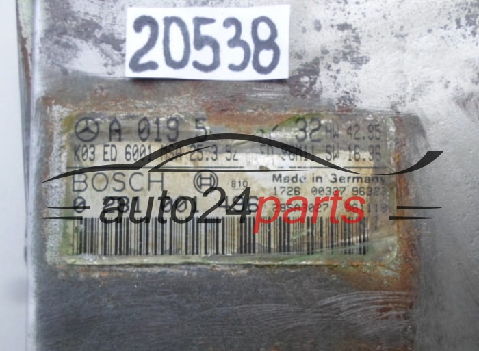 KOMPUTER STEROWNIK SILNIKA MERCEDES SPRINTER 2.9 TDI BOSCH 0 281 001 496, A 019 545 67 32