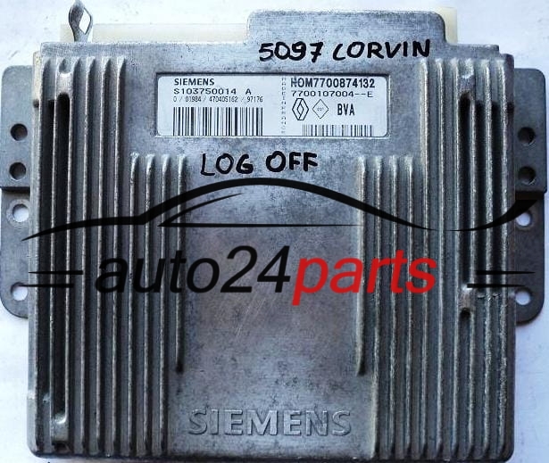 RENAULT LAGUNA 1.8 SIEMENS S103750014A, S103750014 A, HOM7700874132 HOM 7700974132, 7700107004