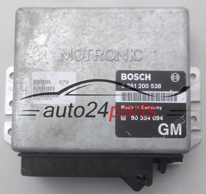 MOTORSTEUERGERÄT ECU STEUERGERÄT  OPEL ASTRA BOSCH 0 261 200 538, GM 90 354 094 GM