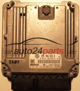 MOTORSTEUERGERÄT ECU STEUERGERAT VW VOLKSWAGEN GOLF 1.4 TSI BOSCH 0261201320, 0 261 201 320, 03C906032B, 03C906032, 03C 906 032 B 