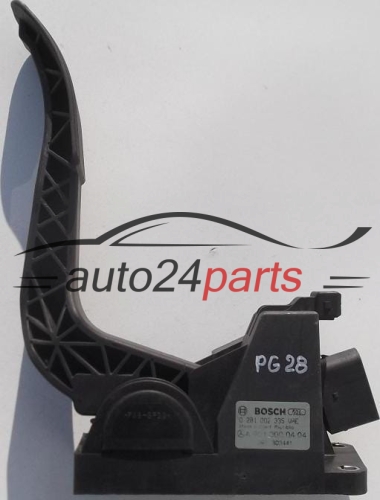 POTENTIOMETRE DE PEDALE DE GAZ D'ACCELERATEUR MERCEDES SPRINTER VITO BOSCH 0 281 002 335, 0281002335, A 001 300 04 04, A0013000404 