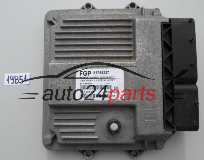 KOMPUTER STEROWNIK SILNIKA FIAT IDEA MUSA 1.3 JTD 51795237, MJD 6F3.M5, MJD6F3M5