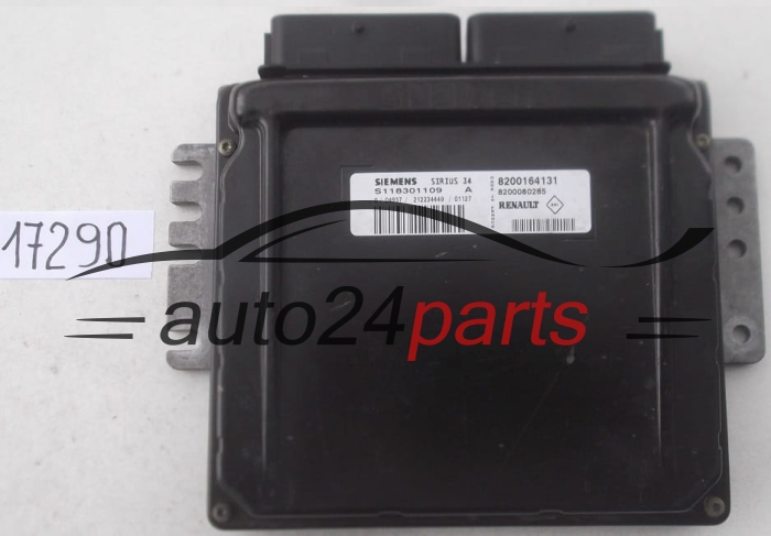 ECU CENTRALITA DE MOTOR RENAULT CLIO 1.6 16V SIEMENS S118301109 A