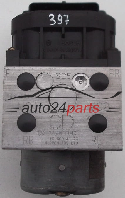 BOMBA HIDRAULICA Y CENTRALITA ABS SUBARU BOSCH 27534FE040, 110 000 41170