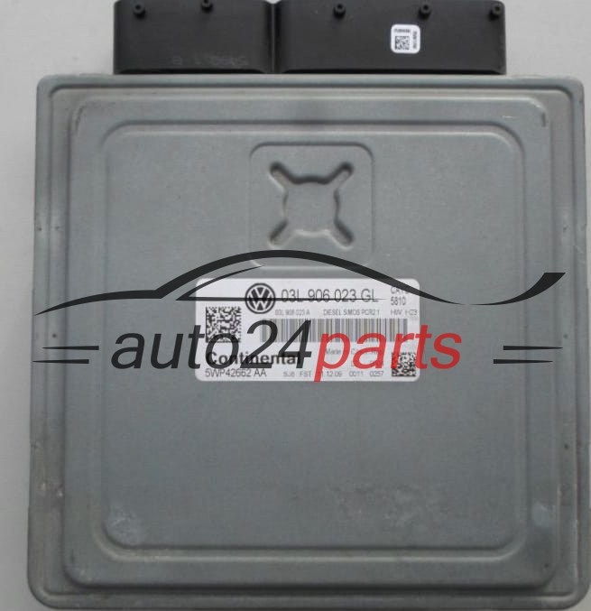VW VOLKSWAGEN PASSAT 1.6 TDI 03L906023GL, 03L 906 023 GL, 03L906023A, 03L 906 023A, CONTINENTAL 5WP42662 AA 5WP42662AA, DIESEL SIMOS PCR2.1 CAYC 5810