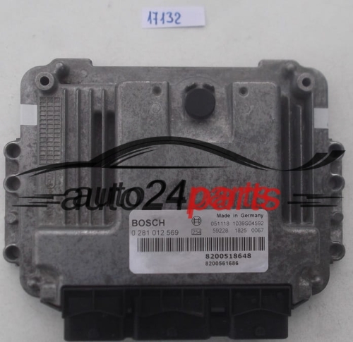 ECU CENTRALITA DE MOTOR SUZUKI GRAND VITARA 1.9 DID BOSCH 0 281 012 569, 0281012569, 8200518648, 8200561686