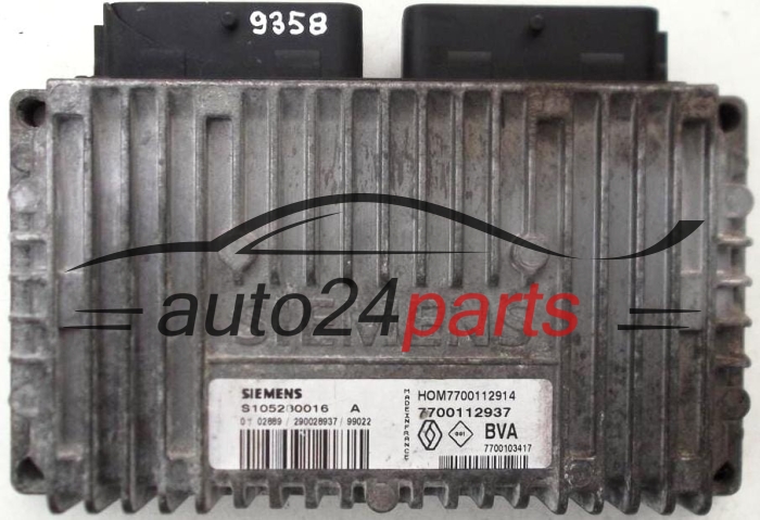 ECU CENTRALITA DE MOTOR  RENAULT SCENIC SIEMENS S105280016 A