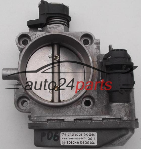 CUERPO DE MARIPOSA MERCEDES BOSCH 0 205 003 046, 0205003046, 112 141 00 25, 1121410025