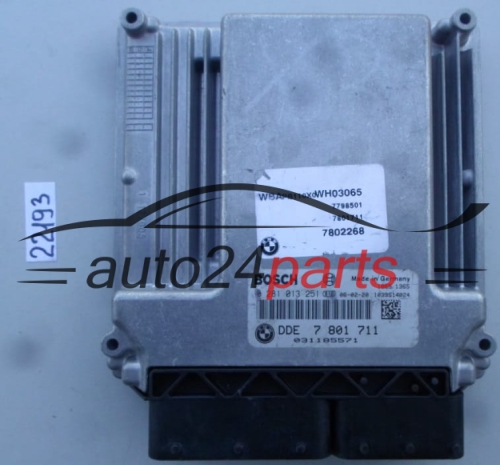 KOMPUTER STEROWNIK SILNIKA BMW BOSCH 0 281 013 251, 0281013251, DDE 7 801 711, 7801711