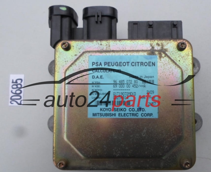 MODUL WSPOMAGANIA STEROWNIK KOLUMNY KIEROWNICZEJ CITROEN C3 CALCULATEUR PSA 9648507280, 96 485 072 80, Q1T19072MEKD, G025481A