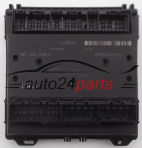 CENTRALKA MODUL STEROWNIK KOMFORTU 6Q1937049C / 6Q1 937 049 C / SIEMENS 5WK4 8212 C / 5WK48212C SEAT IBIZA SKODA FABIA VW POLO  -  C04
