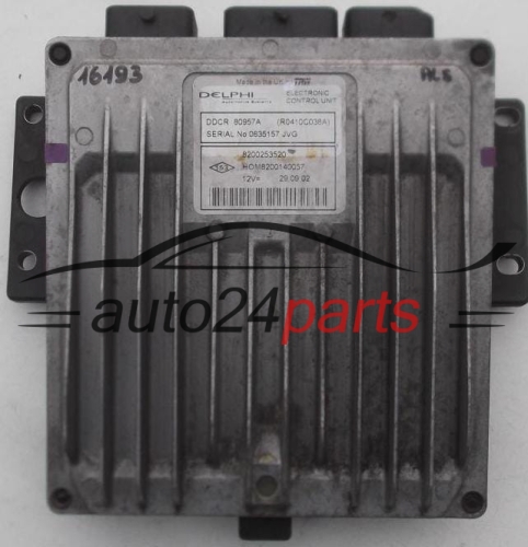 CALCULATEUR MOTEUR RENAULT KANGOO 1.5 DCI 8200253520, R0410C038A, HOM8200140057