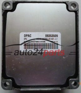 CALCULATEUR MOTEUR OPEL ASTRA G CORSA C ZAFIRA A DELPHI DELCO 09353509 DPAC, 09353509DPAC, HSFI-2.1