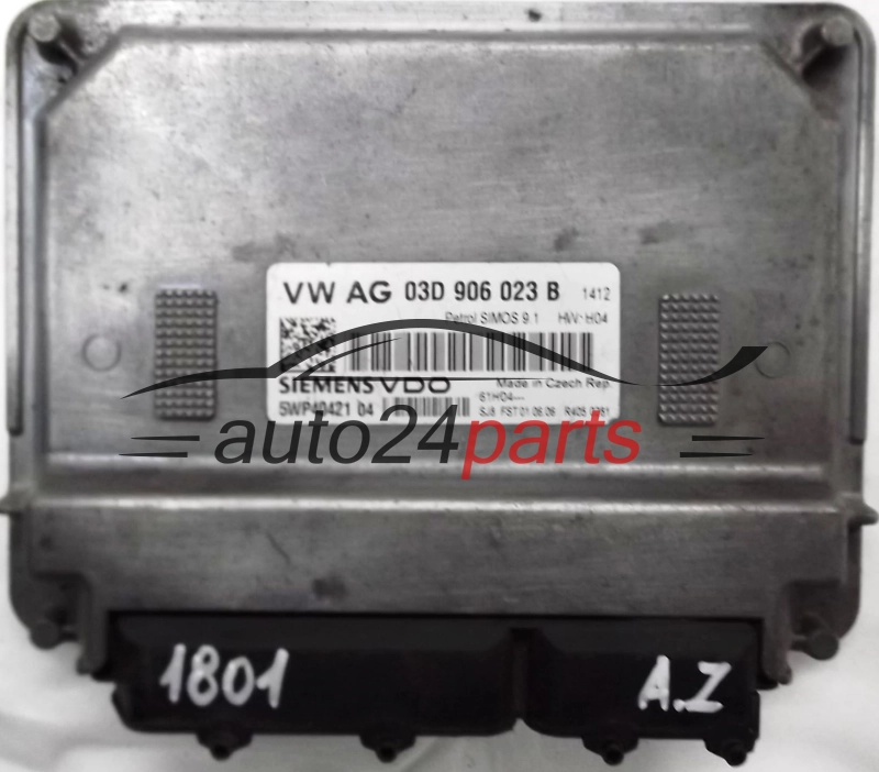 KOMPUTER STEROWNIK SILNIKA VW VOLKSWAGEN FOX 1.4 03D906023B