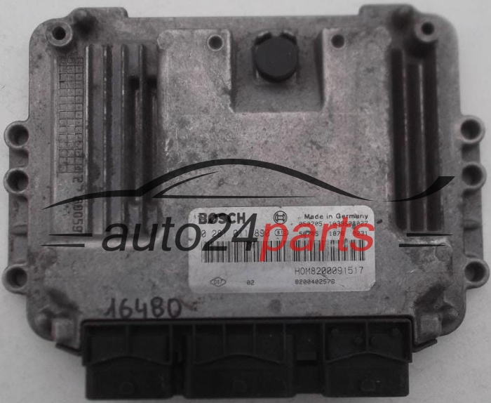 MOTORSTEUERGERÄT ECU STEUERGERAT RENAULT OPEL NISSAN 2.5 DCI BOSCH 0 281 011 890, 0281011890, HOM8200091517