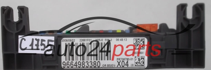 CENTRALKA MODUL KOMFORTU BSI CITROEN PEUGEOT 9664983380