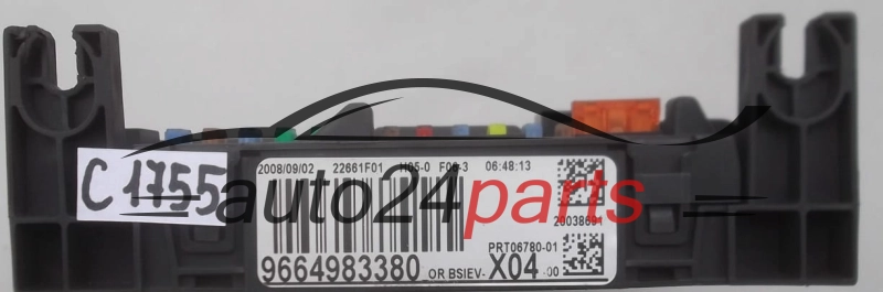 CENTRALKA MODUL KOMFORTU BSI CITROEN PEUGEOT 9664983380