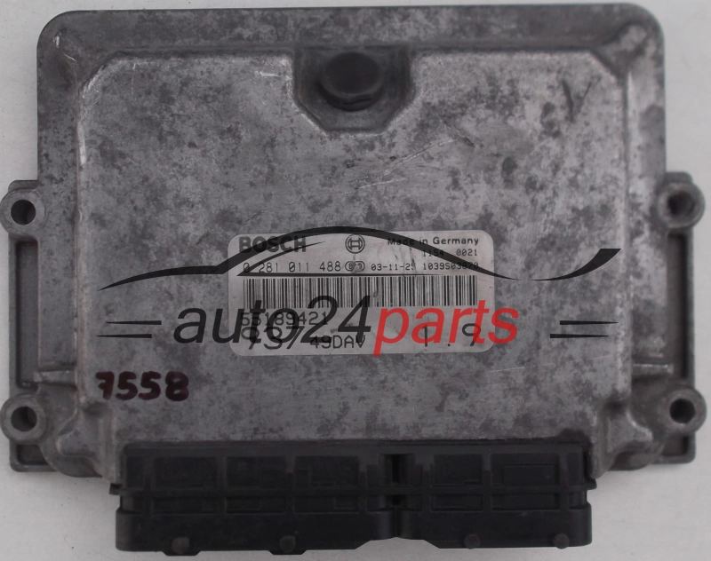 Komputer sterownik silnika Alfa Romeo 147 1.9 JTD 0281011488 55189421 93749DAV