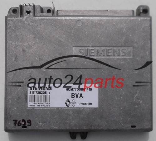 CALCULATEUR MOTEUR RENAULT SIEMENS S111726205 A,  HOM 7700861419